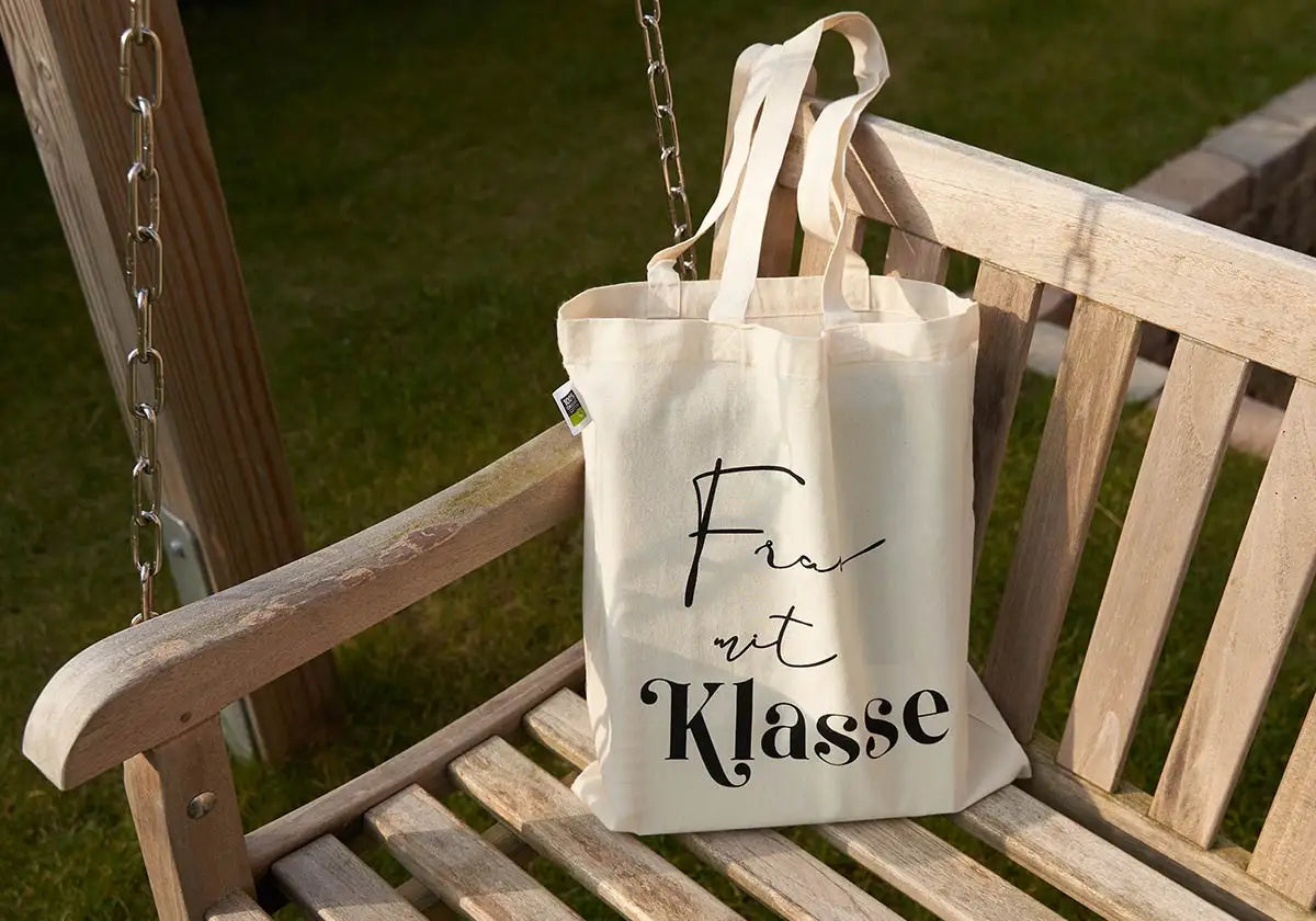 Stofftasche »Frau mit Klasse« Bio-Fairtrade