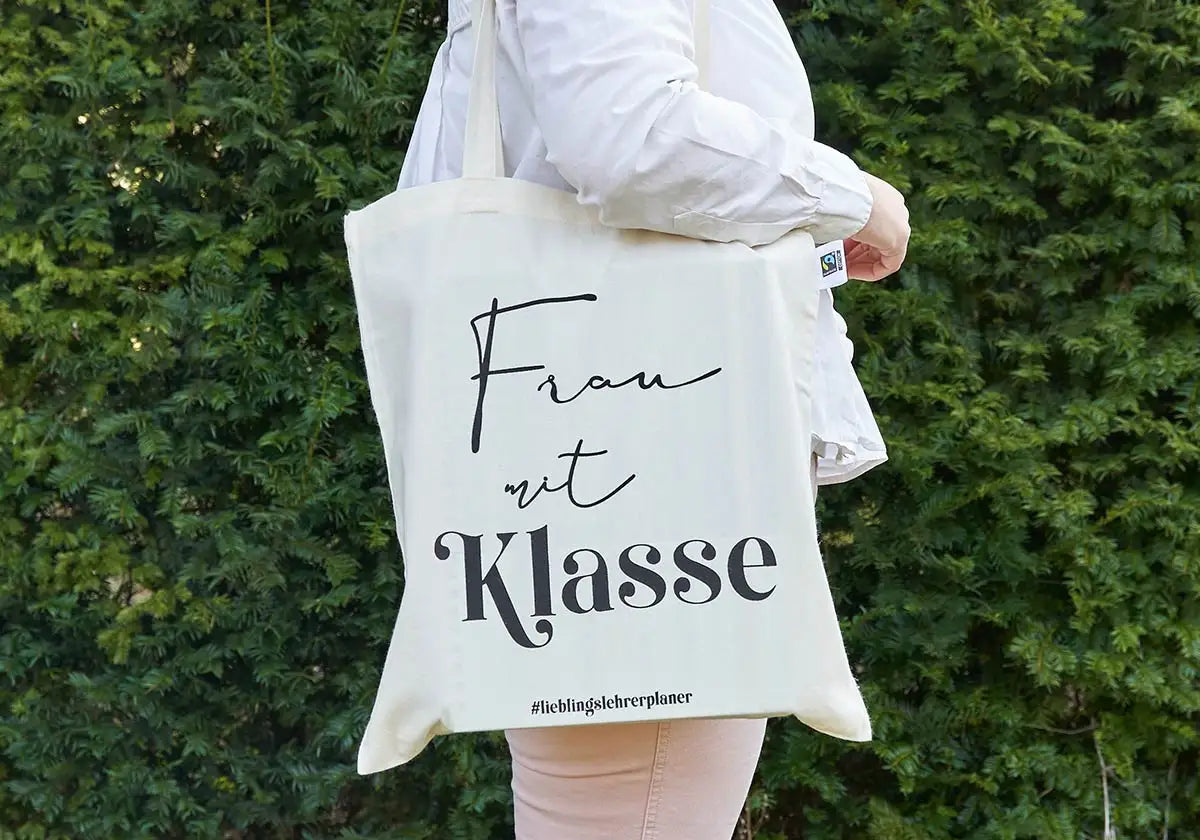 Stofftasche »Frau mit Klasse« Bio-Fairtrade