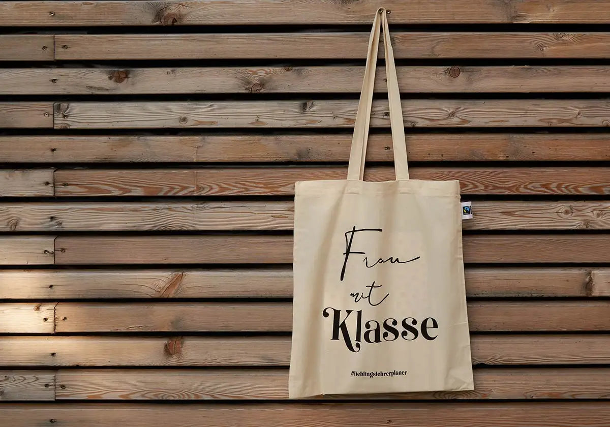 Stofftasche »Frau mit Klasse« Bio-Fairtrade