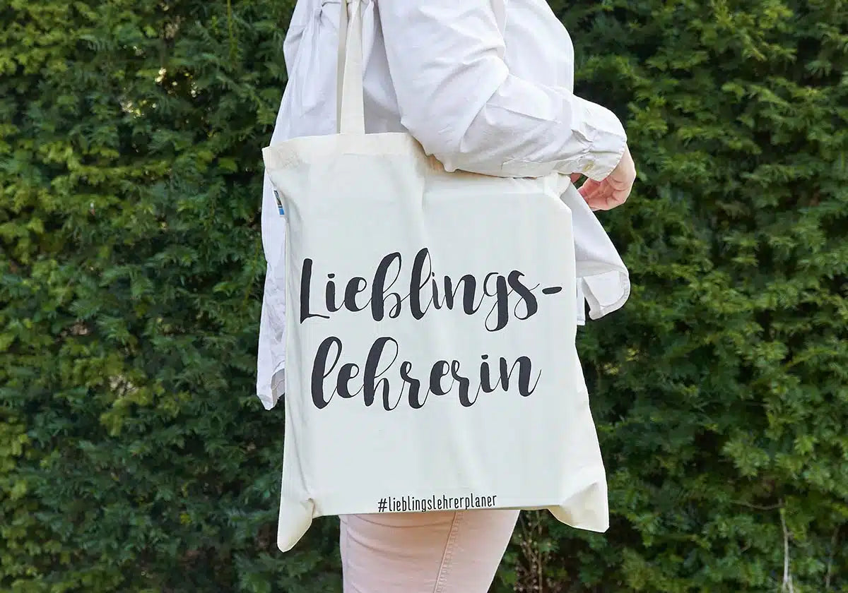 Stofftasche »Lieblingslehrerin« Bio-Fairtrade